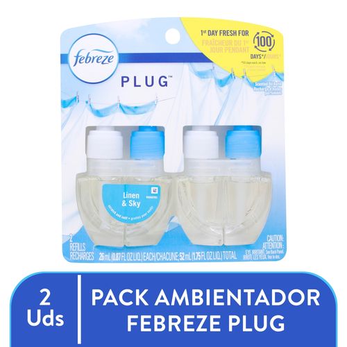 Pack Ambientador Fbz Elec Linen Sky 52Ea