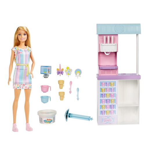 Set Barbie Heladeria con Muñeca