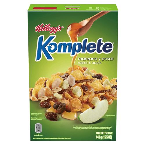 Cereal Komplete Manzana Pasas -440 gr