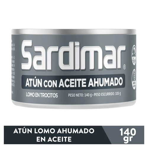 Atún Lomo En Trocitos Ahumado Sardimar En Aceite - 140g