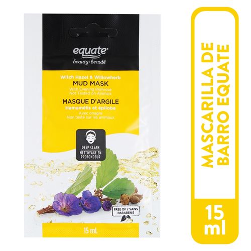 Mascarilla Facial Equate Witchhazel And Willowherb Mask -15ml