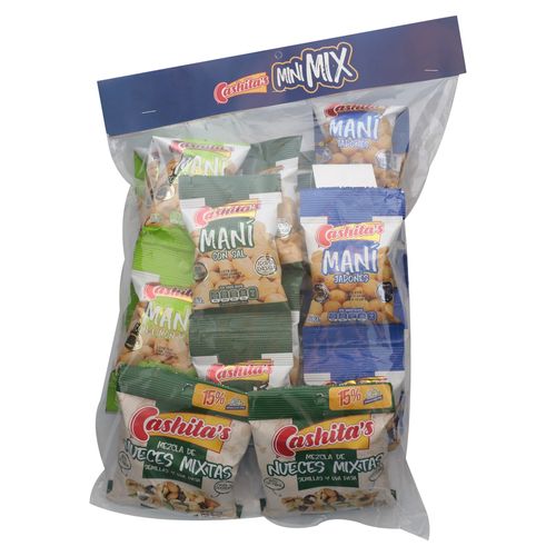 Maní Cashitas Mix Cashitas 24 unidades -480gr