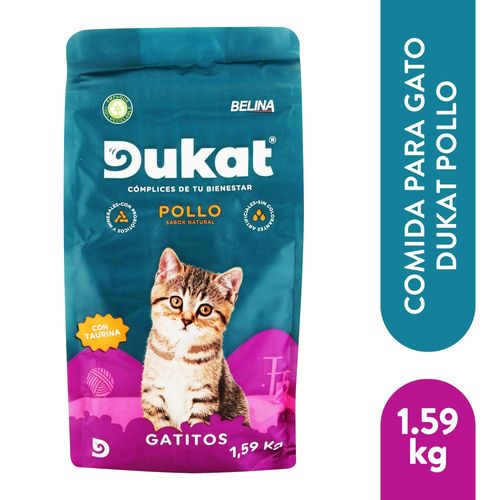 Alimento Para Gato Dukat Sabor Pescado Gatitos - 1.59kg