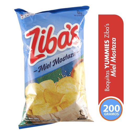 Papas Yummies Mostaza Miel Zibas - 200gr