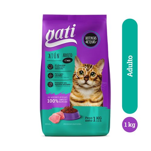 Alimento Gati para Gatos Sabor Atún - 1000 g
