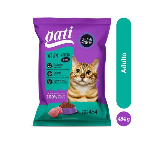 Alimento Gati para Gatos sabor Atún - 454 g