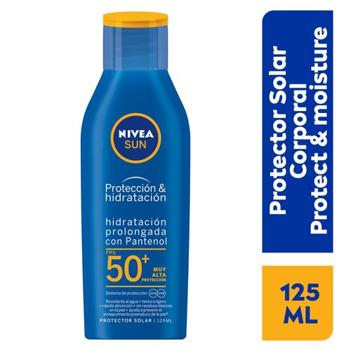 Protector solar Nivea sun protección e hidratación fps 50 - 125 ml