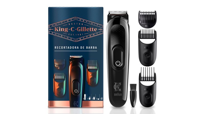 Comprar Recortadora Gillete de barba King C. Inalambrica Electrica 1 ud Walmart Costa Rica