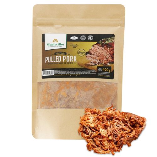 Pulled Pork Montecillos, Congelado -400 gr