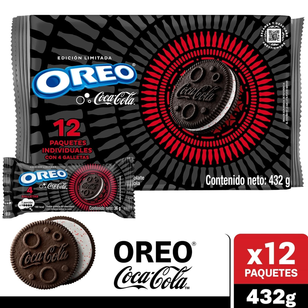 Comprar Galletas Oreo Sabor Coca Cola 12 pack - 36 g | Walmart Costa Rica