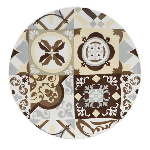 Plato Mainstays, porcelana -9.5 pulgadas