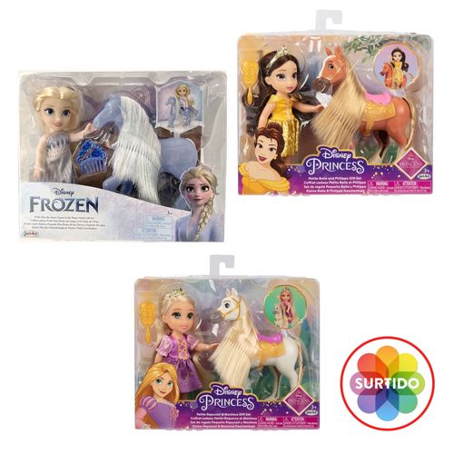 Muñeca Disney Princess con amigo animal Surtido