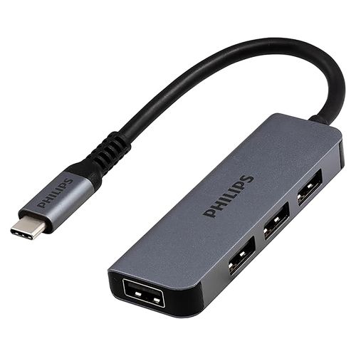 Adaptador Phillips Usb-C A Usb-A Hub De 4 Puertos Plateado