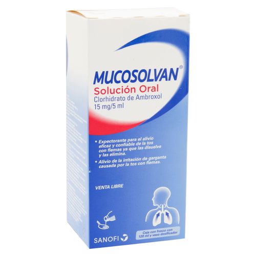 Mucosolv Sanofi Chc 15 Mg/5 ml - 120 ml