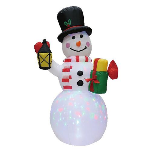 Inflable Holiday Time muñeco de nieve -1 m