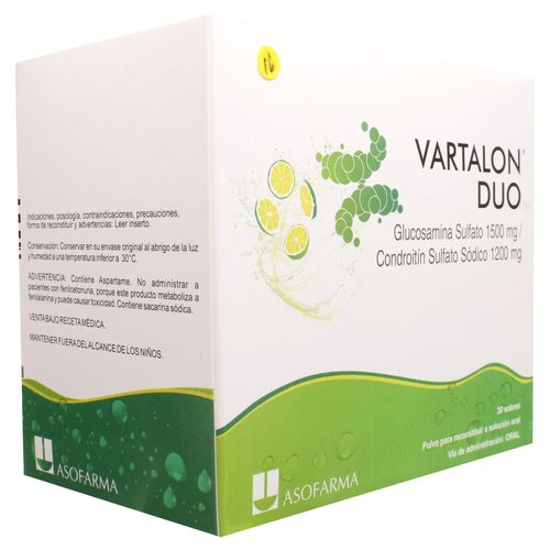 Vartalon Duo 1500Mg/1200Mg X30 Sobre X Unidad