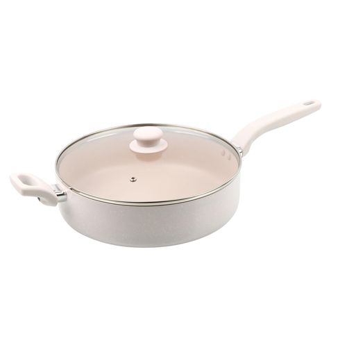 Sartén Mainstays, Aluminio antiadherente con tapa -28cm