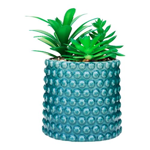 Ms Planta Artificial Maceta Ceramic 15cm