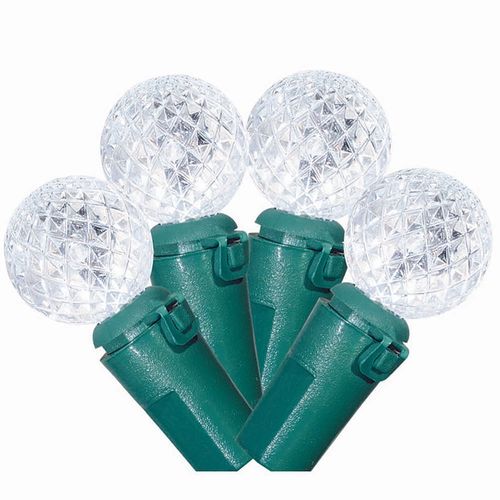 Serie 50 Luces Led Holiday Time Bolitas blancas
