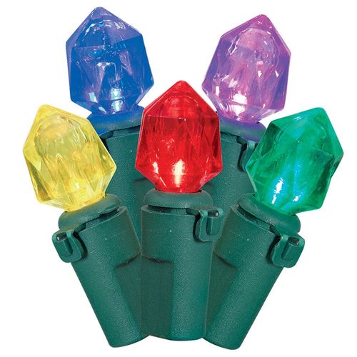 Serie 50 Luces Led Holiday Time Gemas colores