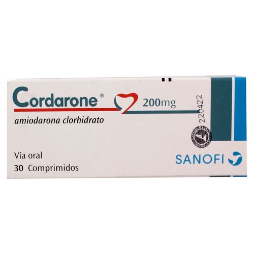 Cordarone Tab 200 Mg Sanofi Aventis X 30