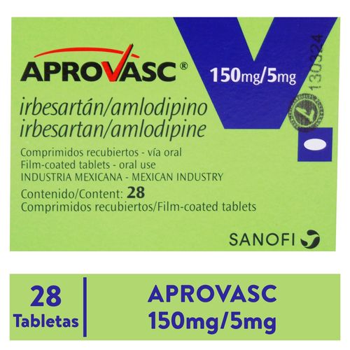 Aprovasc Tab Sanofi Aventis 150 Mg X 28