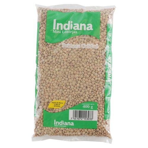 Lentejas Mini Indiana Bolsa -400gr