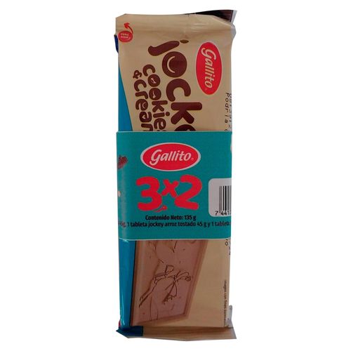 Tableta Jockey Gallito Surtida -135 g
