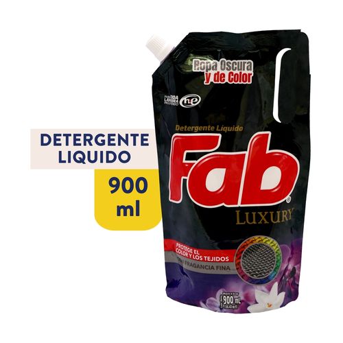 Detergente Líquido Fab, black y gray -900ml