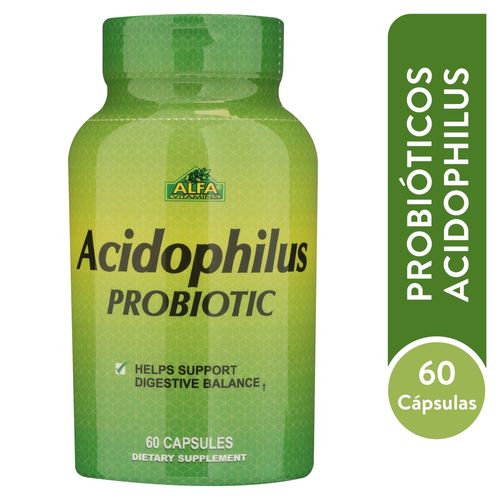 Alfa Probiotico Acidophilus 60Ea