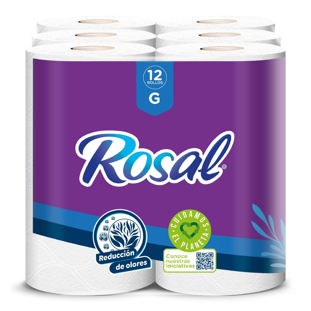 Comprar Papel Higiénico Rosal Morado, Triple Hoja - 12 Rollos | Walmart ...