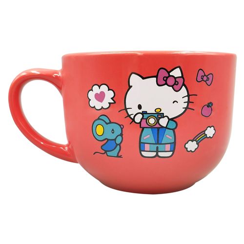 Taza Sanrio Hello Kitty Cerámica Roja - 500 ml