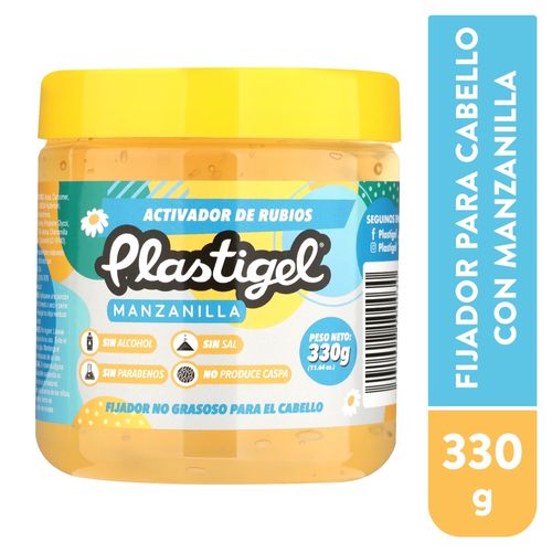 Fijador en gel Plastigel no grasoso activador de rubios - 330 g