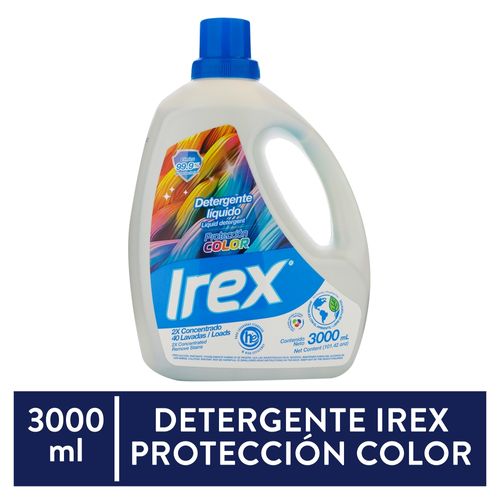 Detergente Líquido Irex Proteccion Color -3000 ml