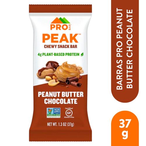 Snack Pro Bar Peak, mantequilla de maní -37g