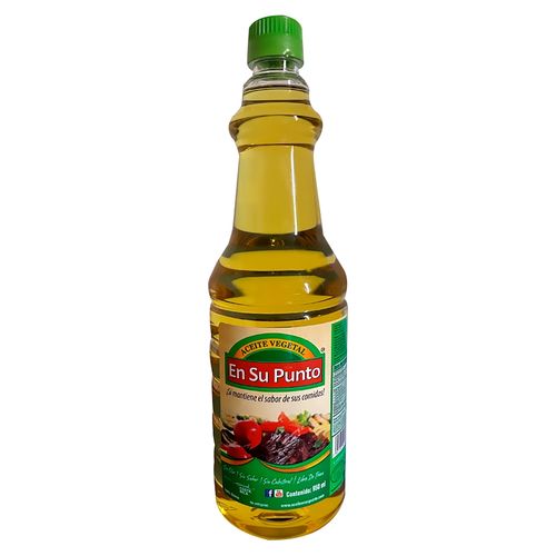 Aceite Vegetal En Su Punto 950 Ml