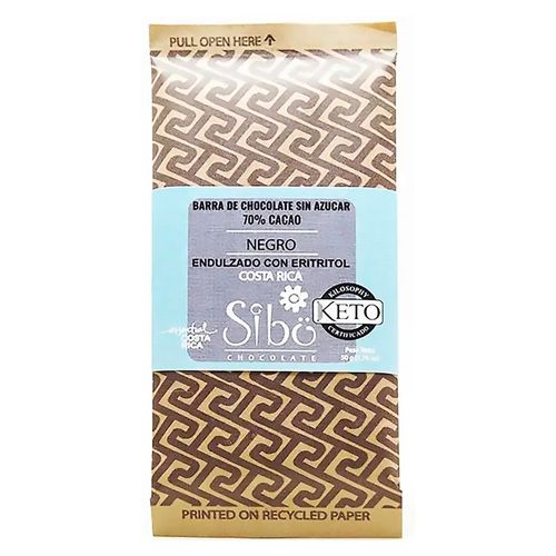 Barra Keto chocolate negro - 50 g