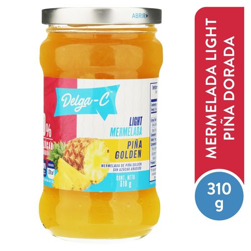 Mermelada de piña Delga-C sin azúcar añadido - 310 g