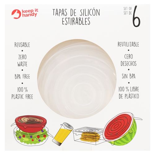 Set Tapas Keep Ajustables Silicón