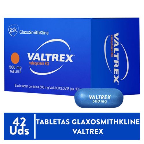 Tabletas Glaxosmithkline Valtrex -42 uds