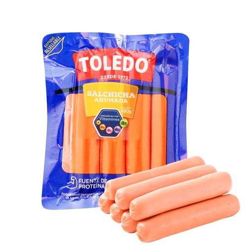 Salchicha Toledo ahumada - 480 g