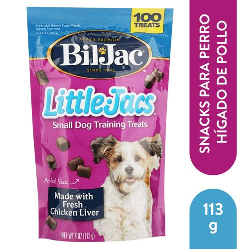 Bocadillo Bil Jac para perro sabor higado de pollo 100 Uds - 113 g