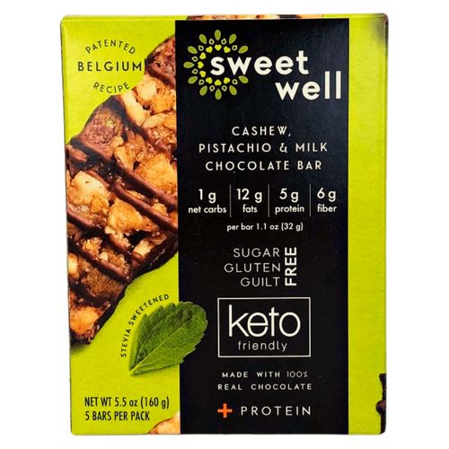 Barras Keto Maran Pistac Sweetwell 160gr