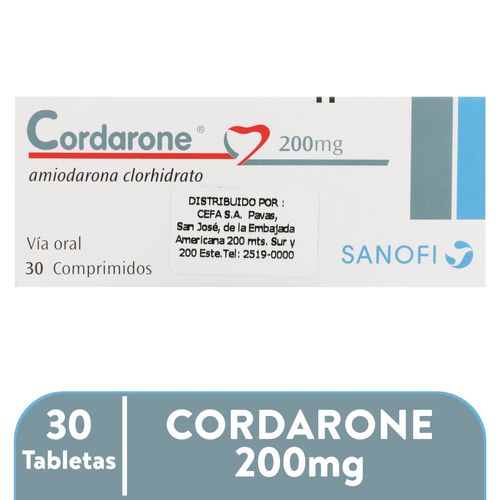 Cordarone 200Mg 30 Comprimidos