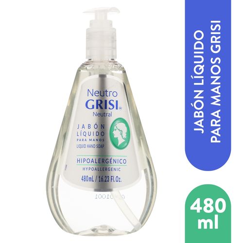 Jabon Liq Grisi Neutro 480ml