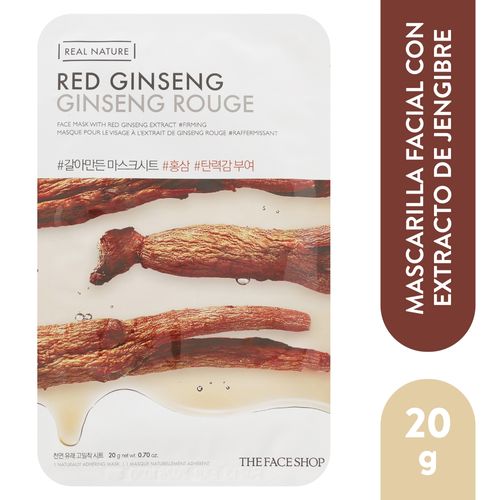 Mascarilla Facial Red Ginseng Tfs 30Ea