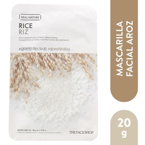 Mascarilla Facial Arroz Tfs 30Ea