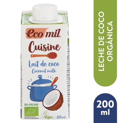 Crema Ecomil Leche de coco cocina -200 ml