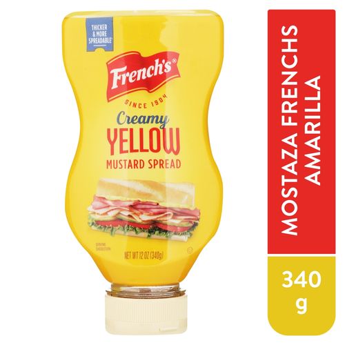 Mostaza French's crema clásica - 340 g