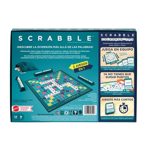 Juego Scrabble Games Original Colaborativo